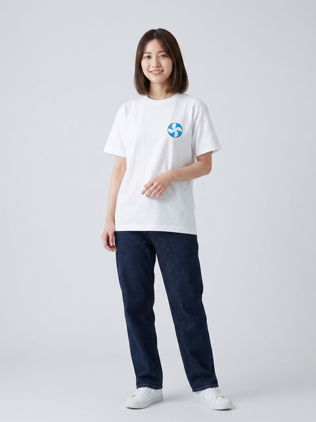 爽やかワンポイントTシャツ