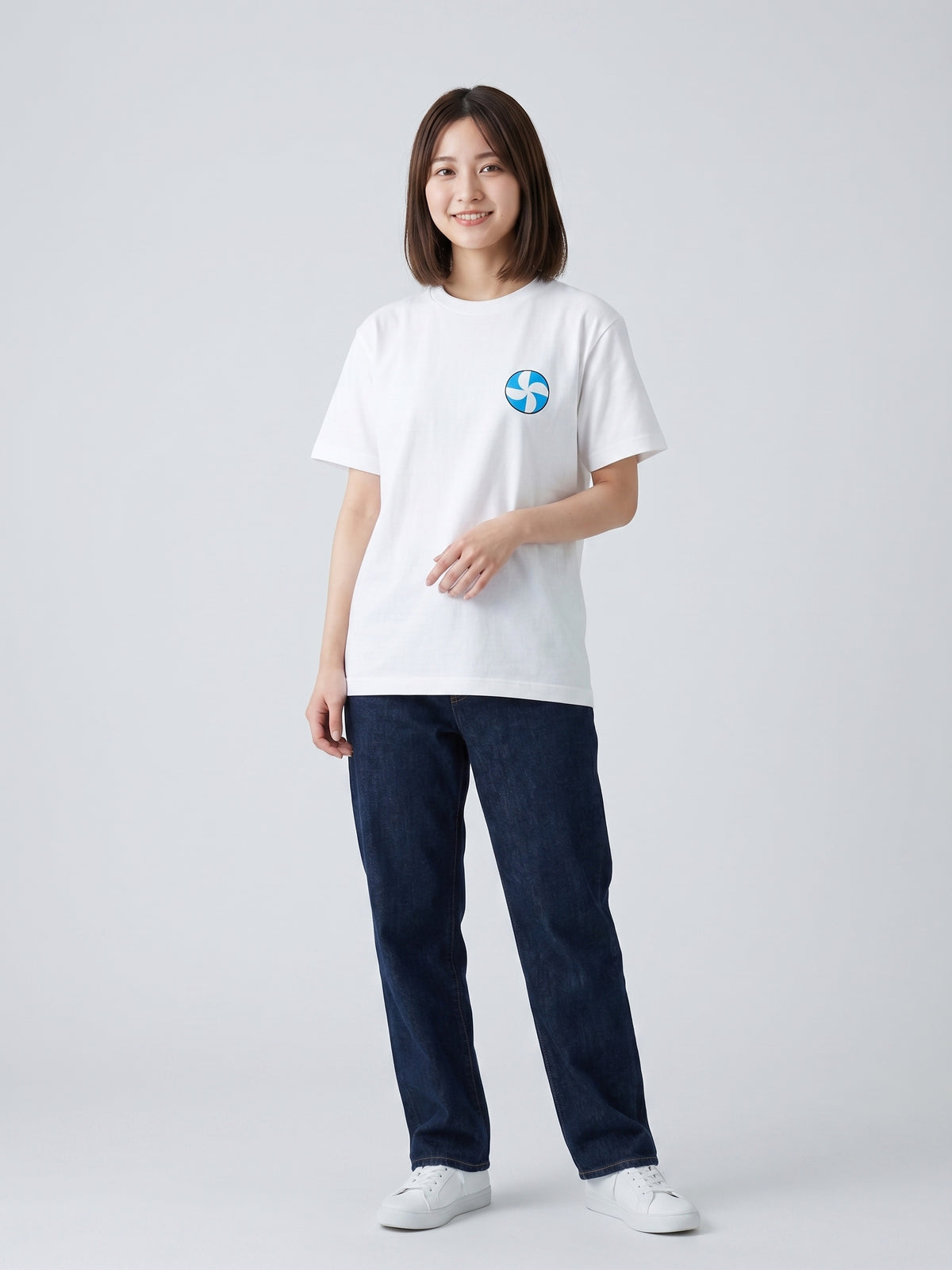爽やかワンポイントTシャツ